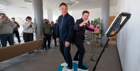 Ant & Dec at Gateshead College