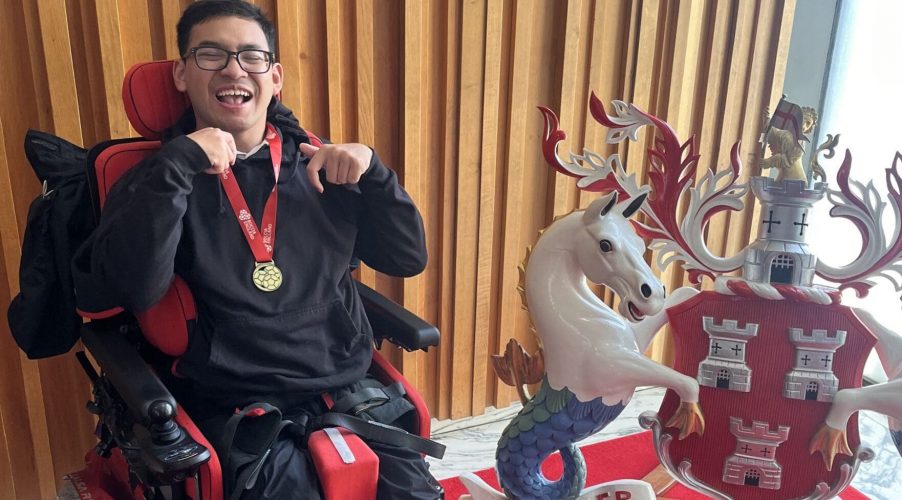 Boccia glory for Azhad