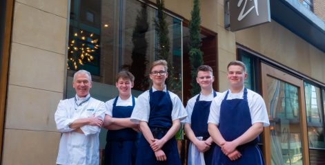 Gateshead College apprentices at Cafe 21