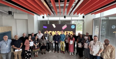 Skills Bootcamp graduates celebrate their success