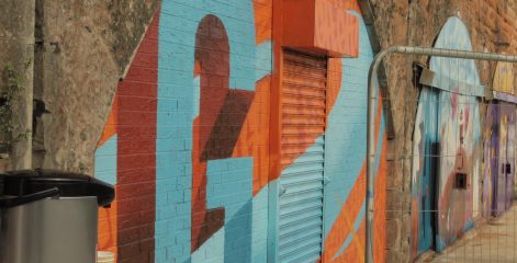Students help create public art at disused railway arches 